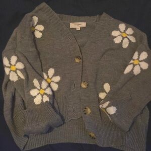 NY-LA FLOWER CARDIGAN SIZE SMALL